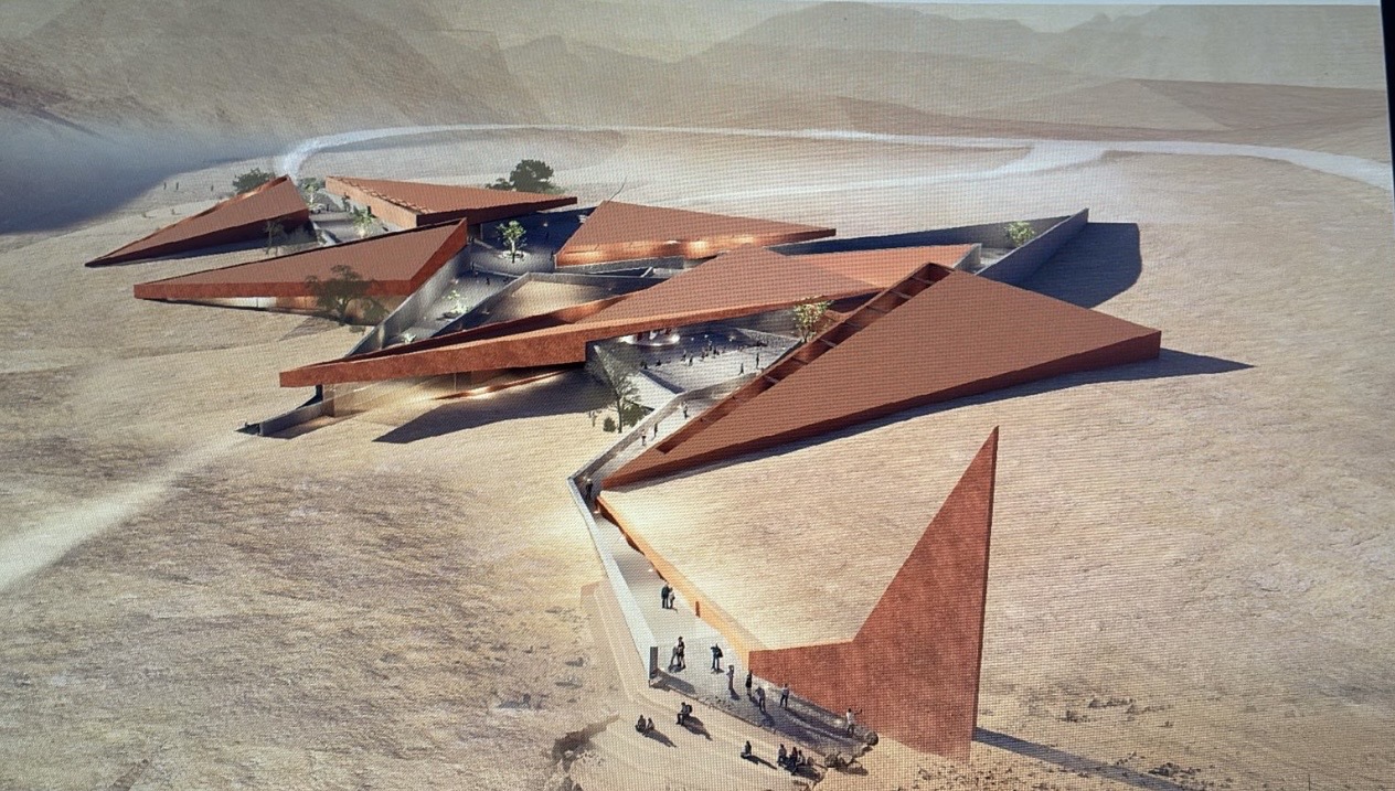 Petra: Unfolded - Sima's thesis visitor centre render