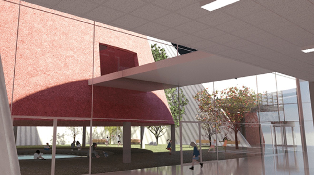 Interior · light, scale, presence.